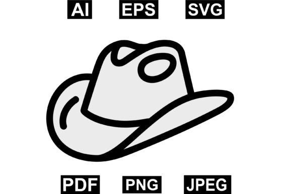 Cartoon Western Cowboy Hat Icon – A Designer’s Honest Take