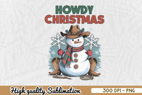 Howdy Christmas Cowboy Snowman PNG Review for Real Embroidery Projects