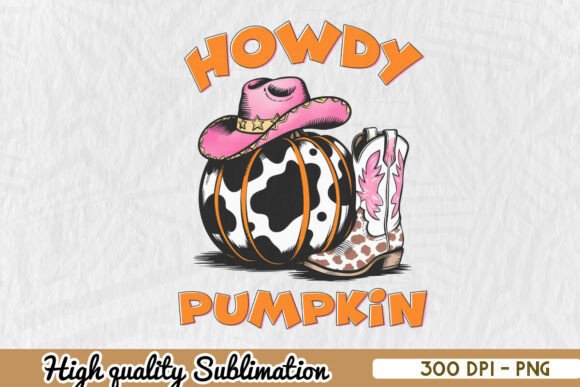 Howdy Pumpkin Cowgirl Western PNG Review for Real Projects
