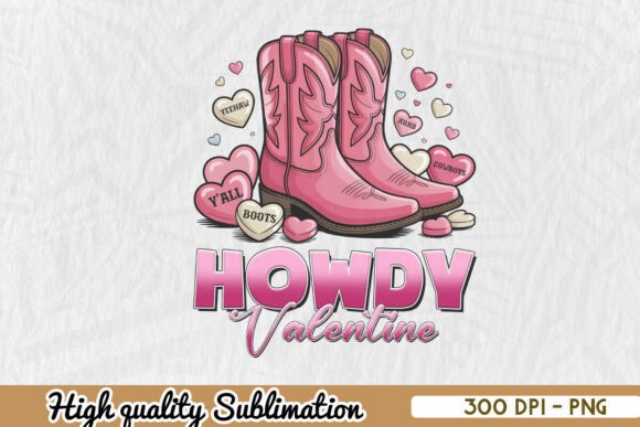Howdy Valentine Pink Cowboy Boot PNG Review for Real Projects