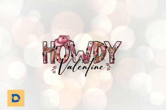 Howdy Valentine Western Sublimation PNG Review for Embroidery Projects