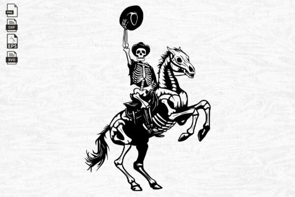 Skeleton Horse Cowboy Embroidery Design Review