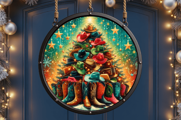 Western Boots Christmas Tree Door Sign Review
