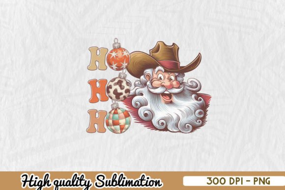 Western Christmas Country Ho Ho Ho PNG Review for Real Projects