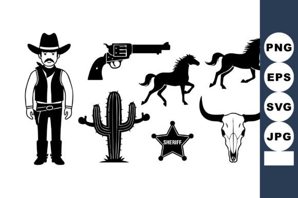 Western Flair for Real Embroidery Projects: A Designer’s Take on the Cowboy Sheriff Vector Art