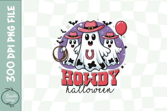 Western Ghost Family Howdy Halloween PNG Review for Real Projects